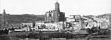 Imatge històrica panoràmica de Girona amb la Catedral destacant sobre la ciutat, evocant els inicis de la trajectòria gastronòmica i formativa vinculada a un restaurant a Girona.